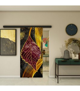 Glasschiebetür BLACK-LINE - Fotoprint Modell 322 | Glastuershop24