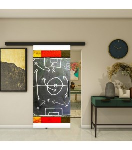 Glasschiebetür BLACK-LINE - Fotoprint Modell 327 | Glastuershop24