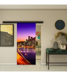 Glasschiebetür BLACK-LINE - Fotoprint Model 329 | Glastuershop24