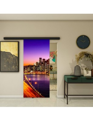 Glasschiebetür BLACK-LINE - Fotoprint Model 329 | Glastuershop24