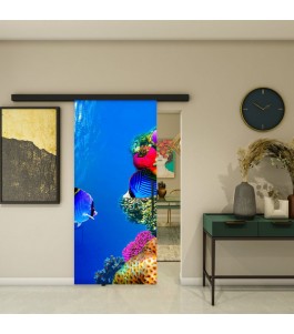 Glasschiebetür BLACK-LINE - Fotoprint Model 332 | Glastuershop24