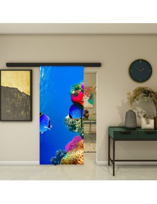 Glasschiebetür BLACK-LINE - Fotoprint Model 332 | Glastuershop24