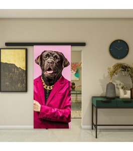 Glasschiebetür BLACK-LINE - Fotoprint Modell 336 | Glastuershop24