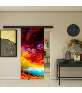 Glasschiebetür BLACK-LINE - Fotoprint Model 340 | Glastuershop24
