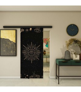 Glasschiebetür BLACK-LINE - Fotoprint Modell 344 | Glastuershop24