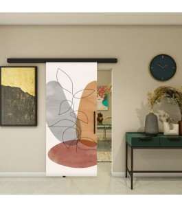 Glasschiebetür BLACK-LINE - Fotoprint Modell 346 | Glastuershop24