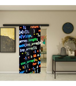 Glasschiebetür BLACK-LINE - Fotoprint Modell 349 | Glastuershop24