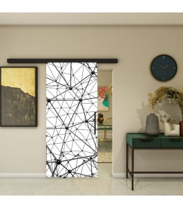 Glasschiebetür BLACK-LINE - Fotoprint Model 350 | Glastuershop24