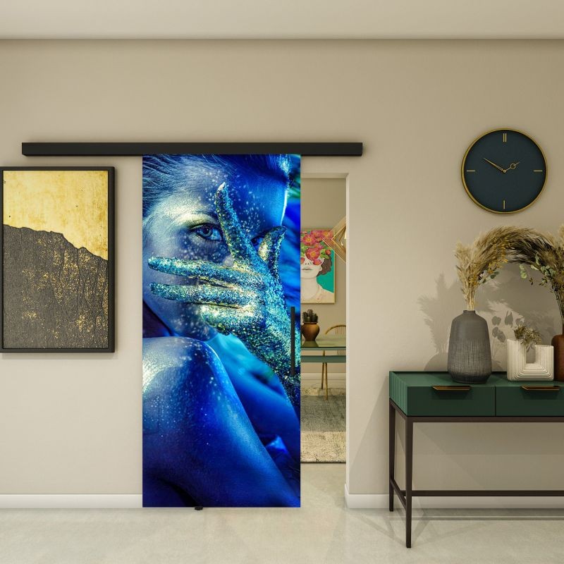 Glasschiebetür BLACK-LINE - Fotoprint Modell 351 Glasschiebetür BLACK-LINE - Fotoprint Modell 351