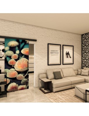 Glasschiebetür BLACK-LINE - Fotoprint Model 51 | Glastuershop24