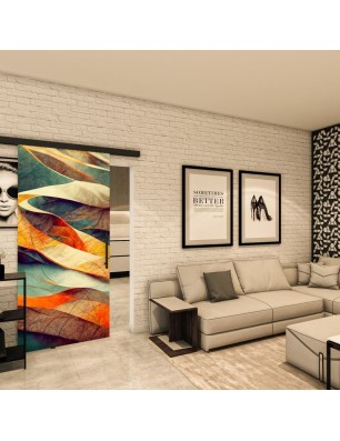 Glasschiebetür BLACK-LINE - Fotoprint Model 53 | Glastuershop24
