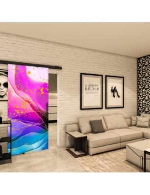 Glasschiebetür BLACK-LINE - Fotoprint Modell 79 | Glastuershop24