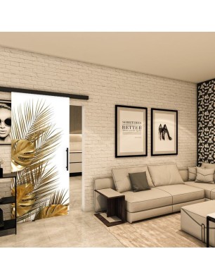 Glasschiebetür BLACK-LINE - Fotoprint Modell 96 | Glastuershop24