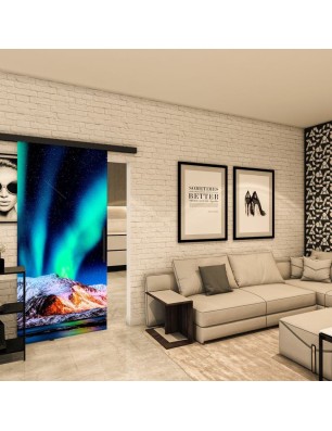 Glasschiebetür BLACK-LINE - Fotoprint Modell 151 | Glastuershop24