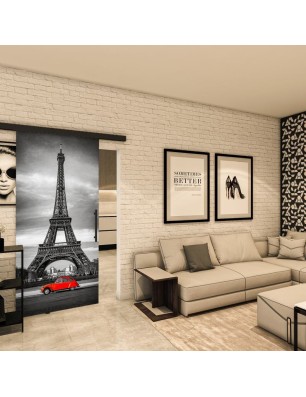 Glasschiebetür BLACK-LINE - Fotoprint Model 205 | Glastuershop24