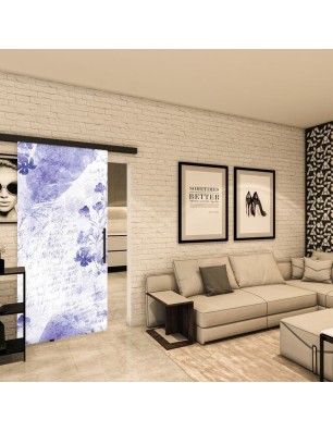 Glasschiebetür BLACK-LINE - Fotoprint Modell 257 | Glastuershop24