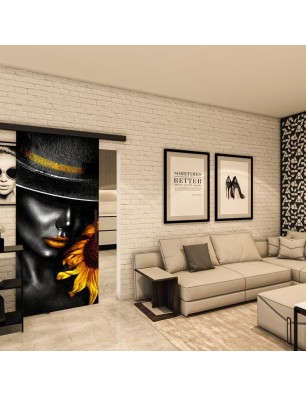 Glasschiebetür BLACK-LINE - Fotoprint Modell 270 | Glastuershop24