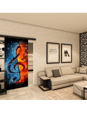 Glasschiebetür BLACK-LINE - Fotoprint Modell 274 | Glastuershop24
