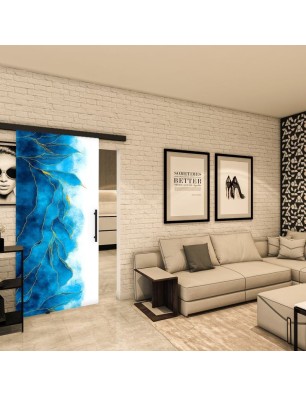 Glasschiebetür BLACK-LINE - Fotoprint Modell 301 | Glastuershop24