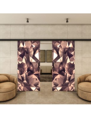 Glasschiebetür BLACK-LINE - Fotoprint Model 4 | Glastuershop24