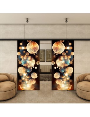 Glasschiebetür BLACK-LINE - Fotoprint Modell 16 | Glastuershop24