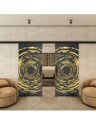 Glasschiebetür BLACK-LINE - Fotoprint Model 31 | Glastuershop24