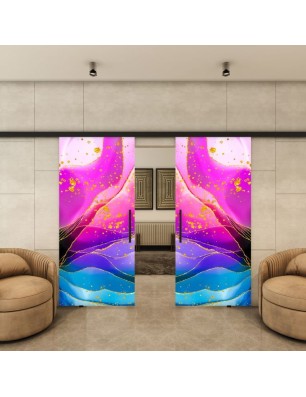 Glasschiebetür BLACK-LINE - Fotoprint Modell 79 | Glastuershop24