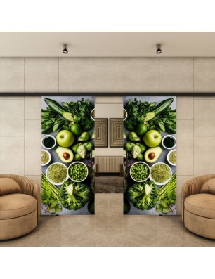 Glasschiebetür BLACK-LINE - Fotoprint Modell 110 | Glastuershop24