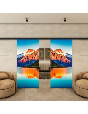 Glasschiebetür BLACK-LINE - Fotoprint Modell 179 | Glastuershop24