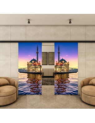Glasschiebetür BLACK-LINE - Fotoprint Modell 209 | Glastuershop24