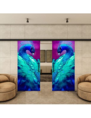 Glasschiebetür BLACK-LINE - Fotoprint Modell 229 | Glastuershop24