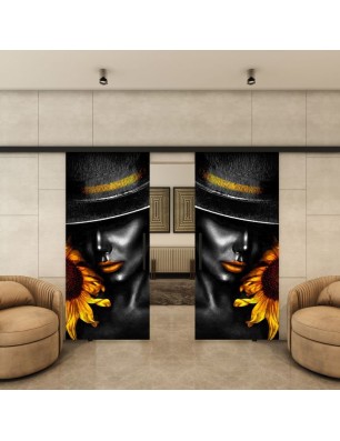Glasschiebetür BLACK-LINE - Fotoprint Modell 270 | Glastuershop24