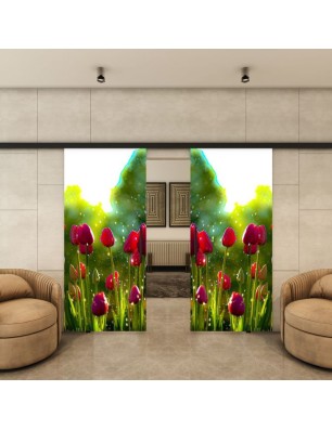 Glasschiebetür BLACK-LINE - Fotoprint Model 282 | Glastuershop24