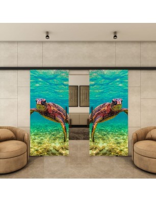Glasschiebetür BLACK-LINE - Fotoprint Model 288 | Glastuershop24