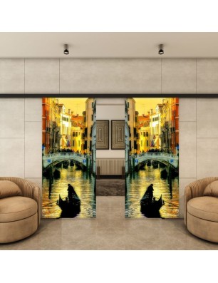 Glasschiebetür BLACK-LINE - Fotoprint Model 314 | Glastuershop24