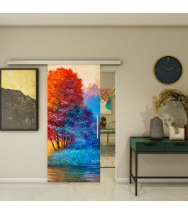 Glasschiebetür SLIM-LINE - Fotoprint Model 25 | Glastuershop24
