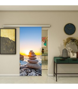 Glasschiebetür SLIM-LINE - Fotoprint Modell 36 | Glastuershop24