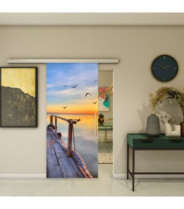 Glasschiebetür SLIM-LINE - Fotoprint Model 44 | Glastuershop24
