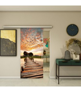 Glasschiebetür SLIM-LINE - Fotoprint Modell 47 | Glastuershop24