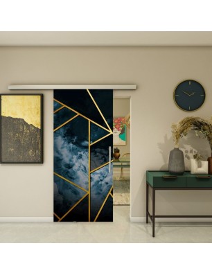 Glasschiebetür SLIM-LINE - Fotoprint Model 91 | Glastuershop24