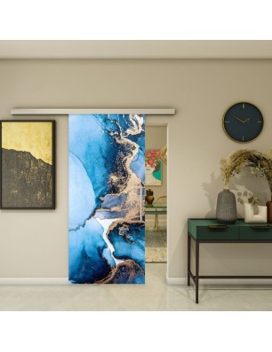 Glasschiebetür SLIM-LINE - Fotoprint Modell 101 | Glastuershop24