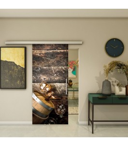 Glasschiebetür SLIM-LINE - Fotoprint Model 117 | Glastuershop24