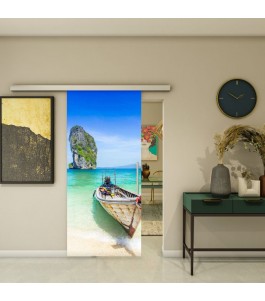 Glasschiebetür SLIM-LINE - Fotoprint Modell 120 | Glastuershop24