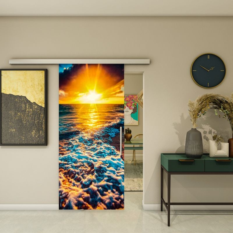 Glasschiebetür SLIM-LINE - Fotoprint Modell 127 Glasschiebetür SLIM-LINE - Fotoprint Modell 127