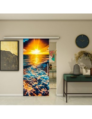 Glasschiebetür SLIM-LINE - Fotoprint Modell 127 | Glastuershop24
