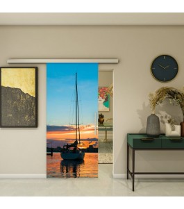 Glasschiebetür SLIM-LINE - Fotoprint Model 135 | Glastuershop24