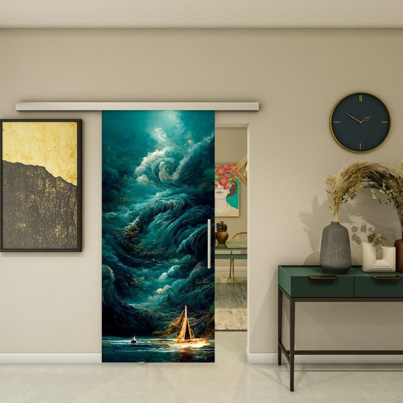 Glasschiebetür SLIM-LINE - Fotoprint Modell 139 Glasschiebetür SLIM-LINE - Fotoprint Modell 139