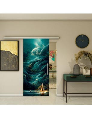Glasschiebetür SLIM-LINE – Fotoprint Modell 139 | Glastuershop24