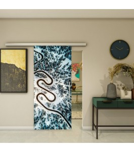 Glasschiebetür SLIM-LINE - Fotoprint Modell 165 | Glastuershop24
