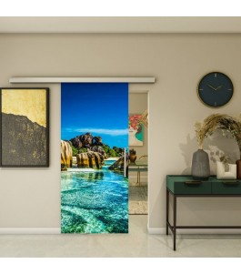 Glasschiebetür SLIM-LINE - Fotoprint Model 168 | Glastuershop24